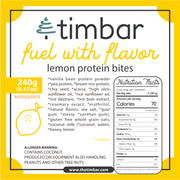 Lemon Protein Bites
