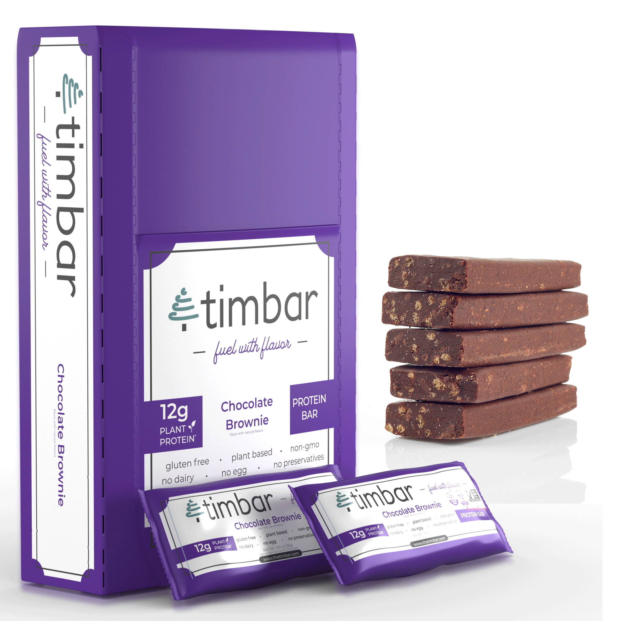 Chocolate Brownie Protein Bars (12 bars)