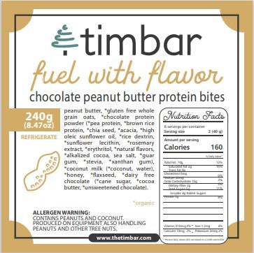 Chocolate Peanut Butter Protein Bites